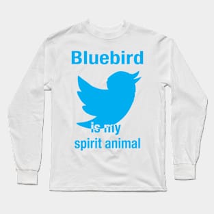 Bluebird Spirit Animal Long Sleeve T-Shirt